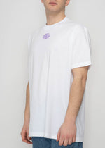 Load image into Gallery viewer, WHITE X PURPLE REBELS T-SHIRT
