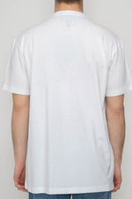 Load image into Gallery viewer, WHITE X EMBROIDERED REBELS T-SHIRT
