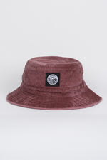 Load image into Gallery viewer, BORDEAUX STONEWASHED UNISEX BUCKET HAT
